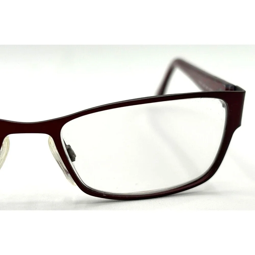 FYSH UK 3473 Women's Eyeglass Frame 987 Burgundy 52017-135‎ Optical Metal EUC